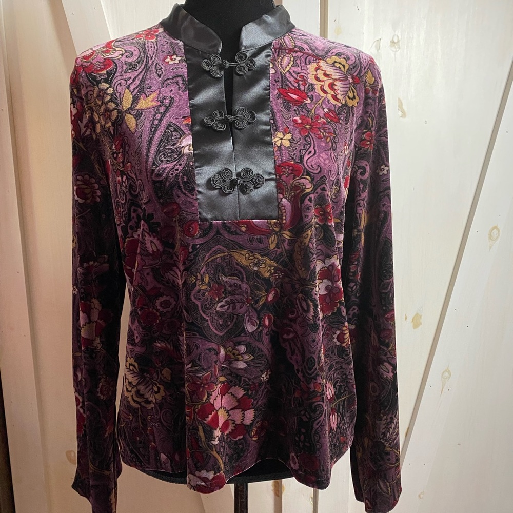 New York City Design Co Velour Top